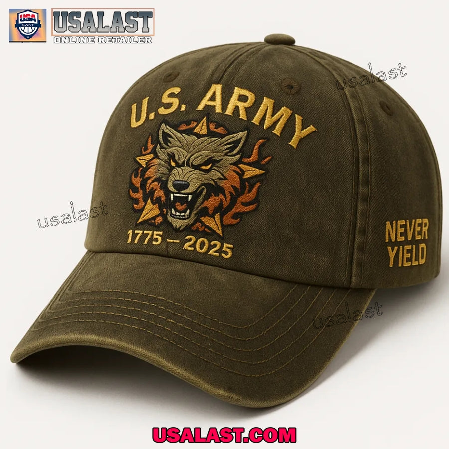 U.S Army Wolf 250th Anniversary Classic Cap