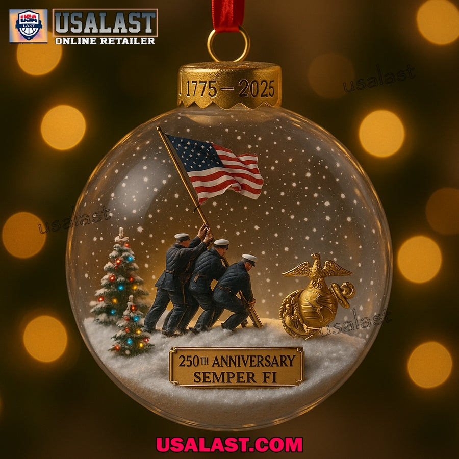 U.S. Marine Corps 250th Anniversary Semper Fi Ornament