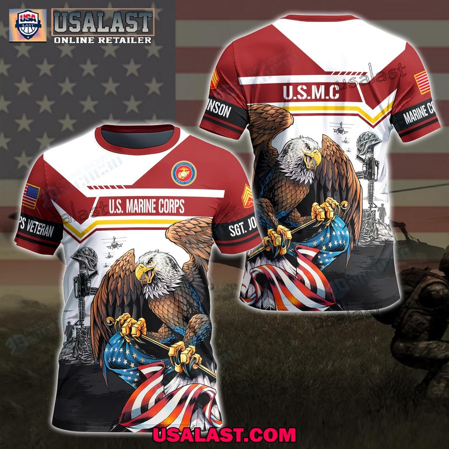 U.S. Marine Corps Veterans Hawaiian Shirts, Polo Shirt, T-shirt, Hoodie And Sweatshirt