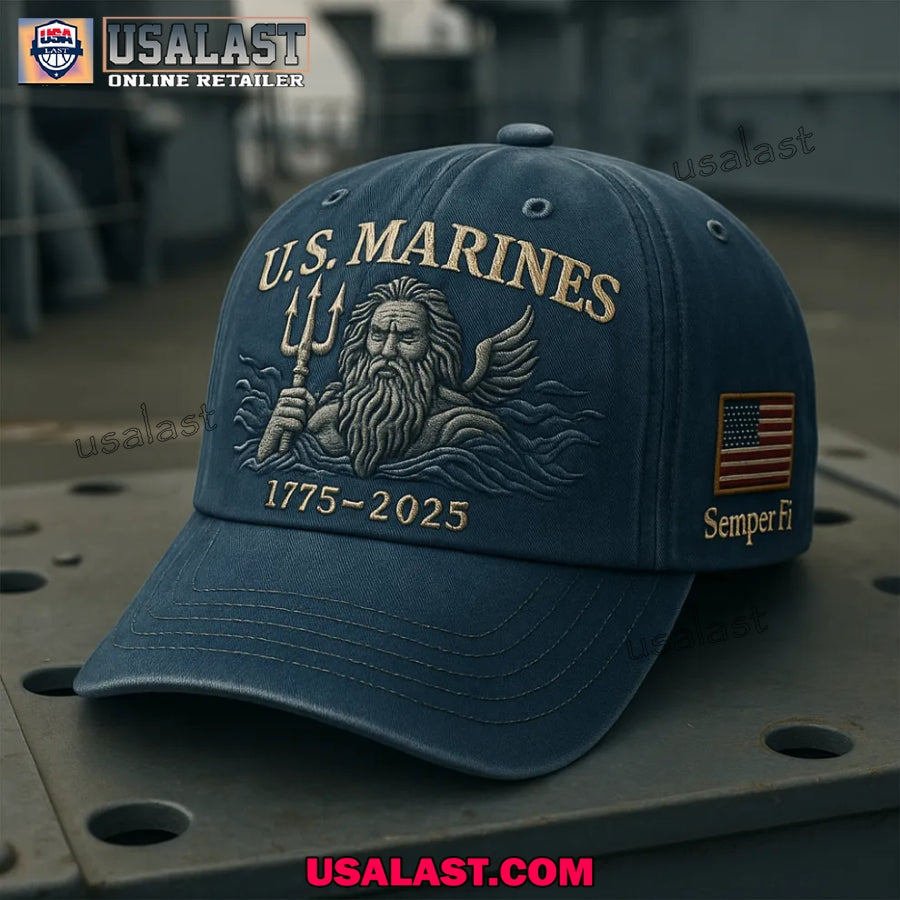 U.S Marine Poisedon Semper Fi 1775-2025 Classic Cap