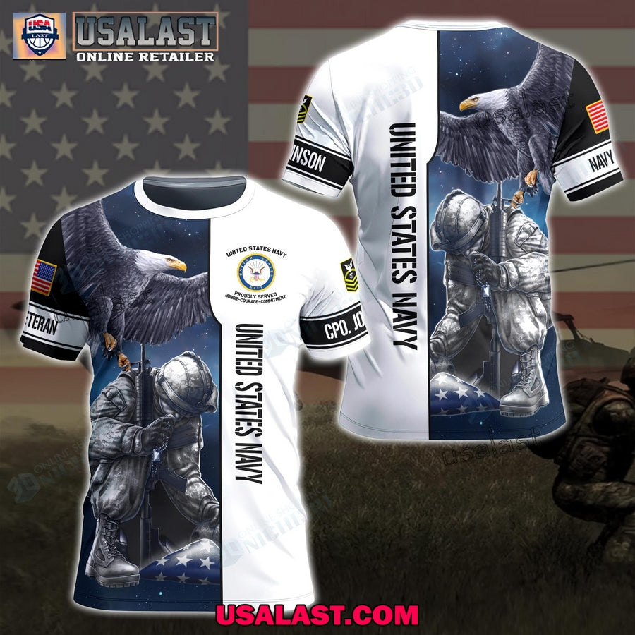 U.S Navy Eagle And Veterans Hawaiian Shirts, Polo Shirt, T-shirt, Hoodie And Sweatshirt