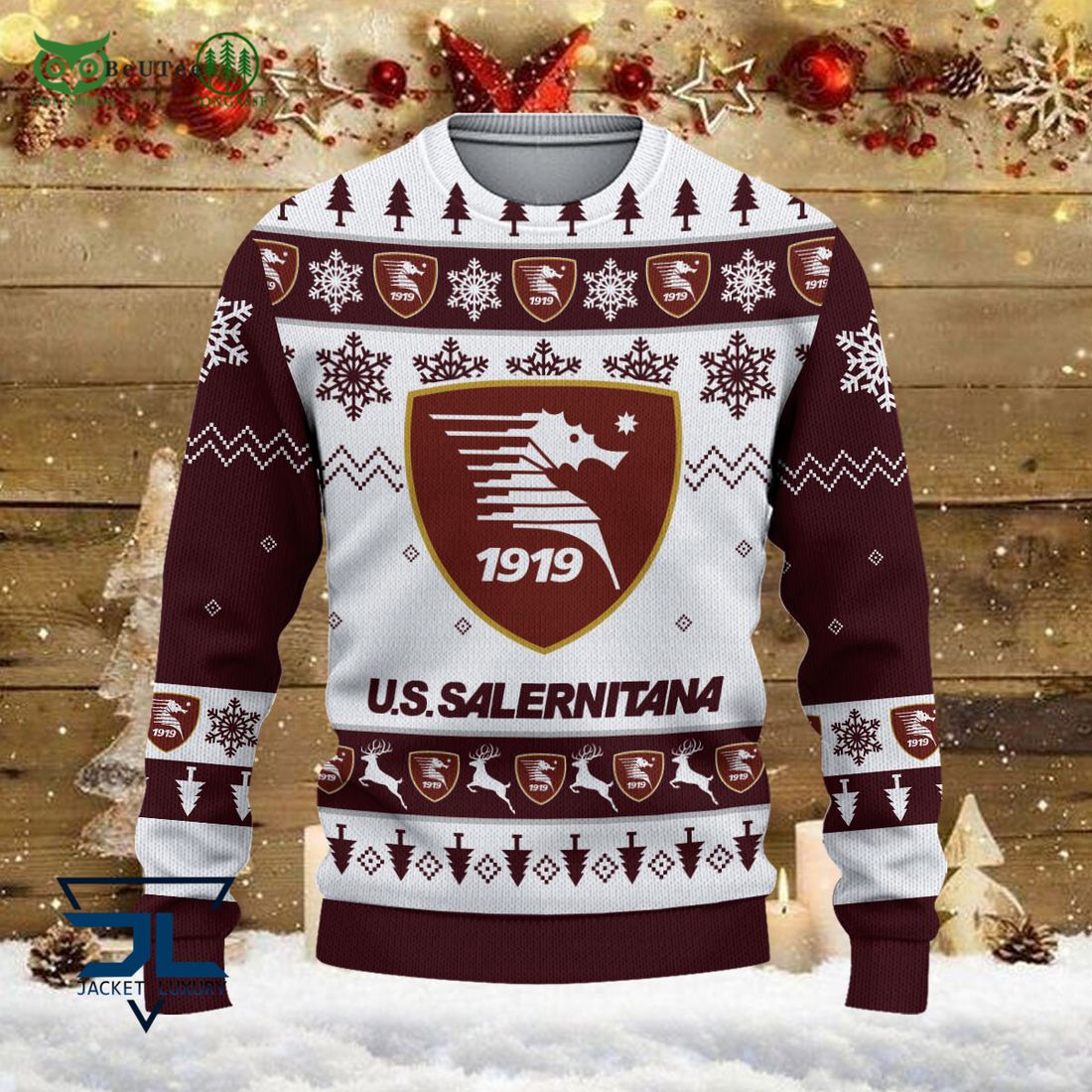 U.S. Salernitana 1919 Lega Serie A Champion Ugly Sweater