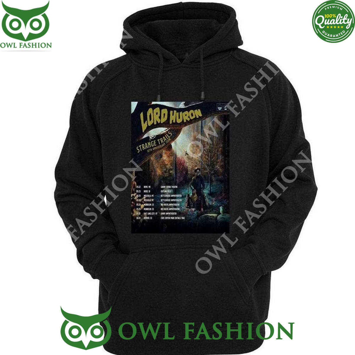 Strange Trails Lord Huron 10th Anniversary Tour 2025 Poster T-shirt