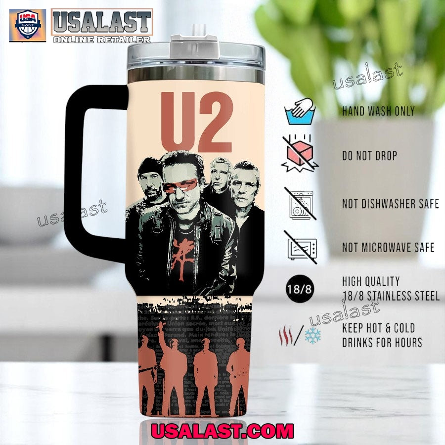 U2 Band Inspired Stanley 40oz Tumbler