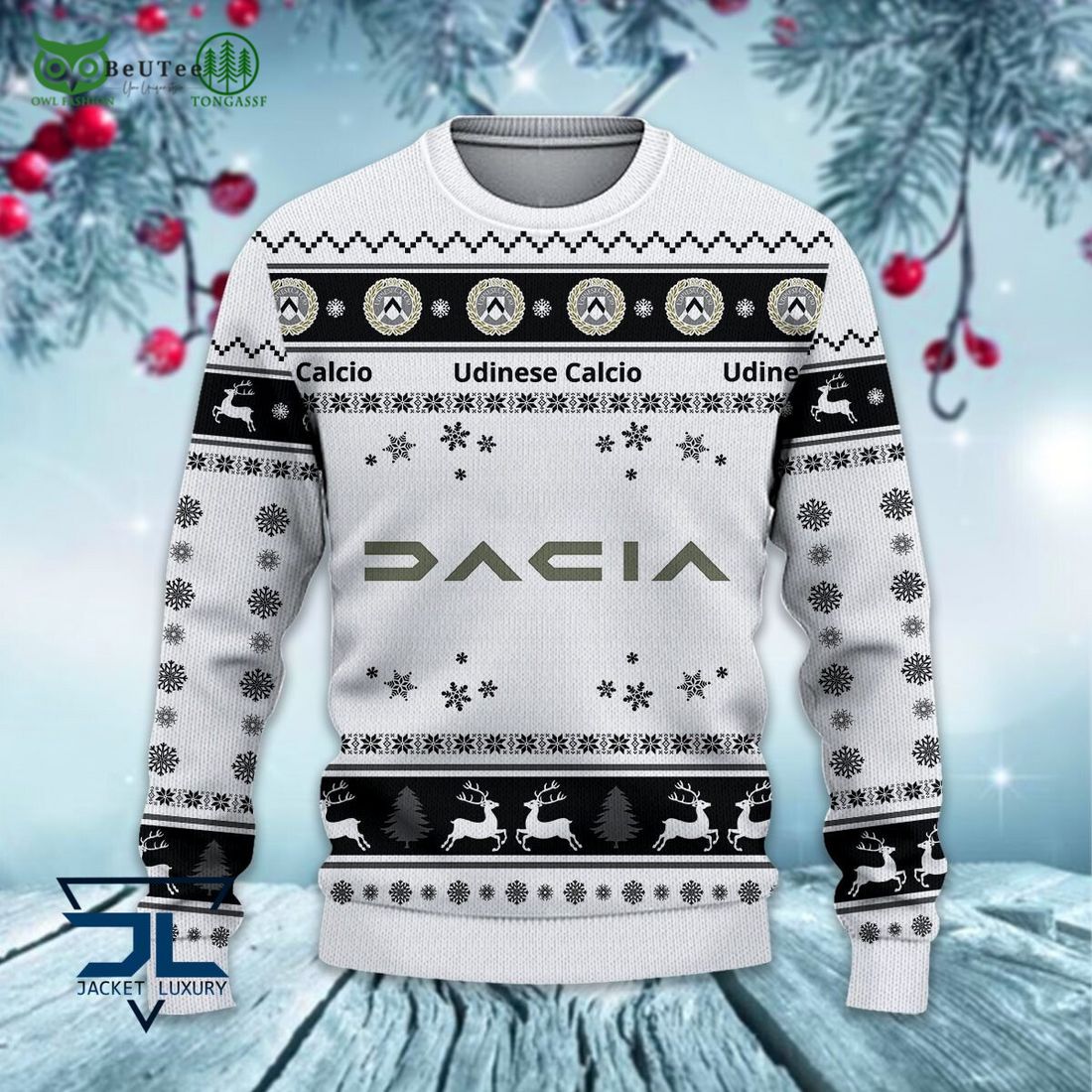 Udinese Calcio 1896 Football Lega Serie A Ugly Sweater