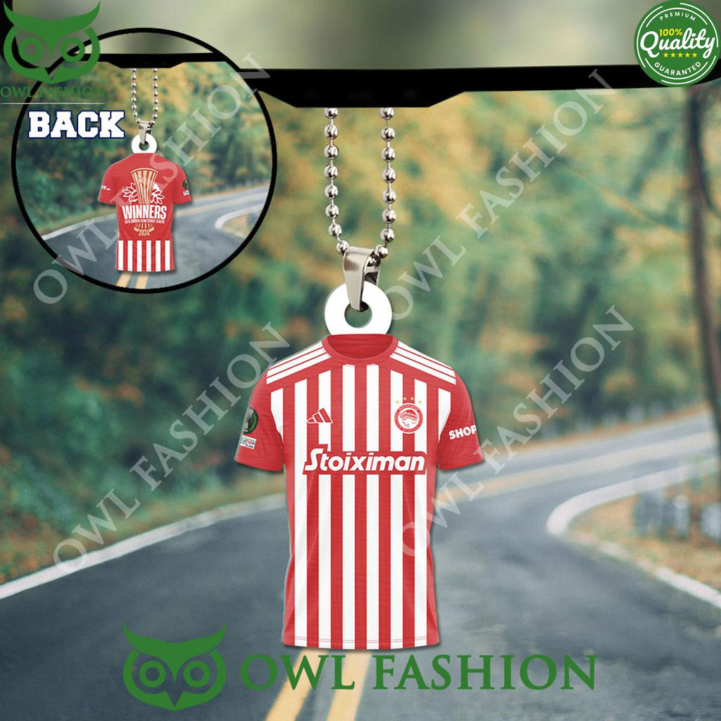 UEFA Champion Shirt Team Olympiakos F.C. Acrylic Car Ornament