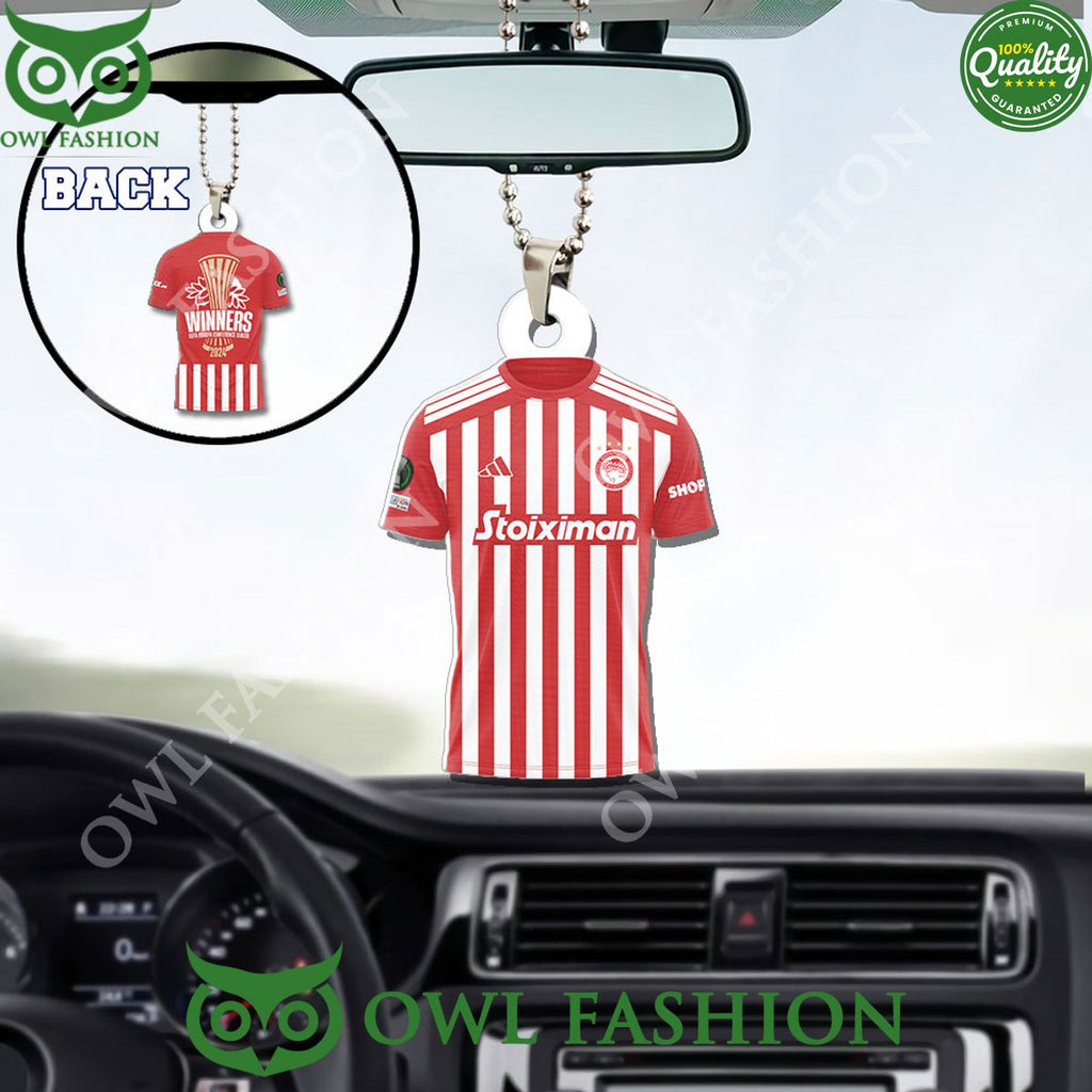UEFA Champion Shirt Team Olympiakos F.C. Acrylic Car Ornament