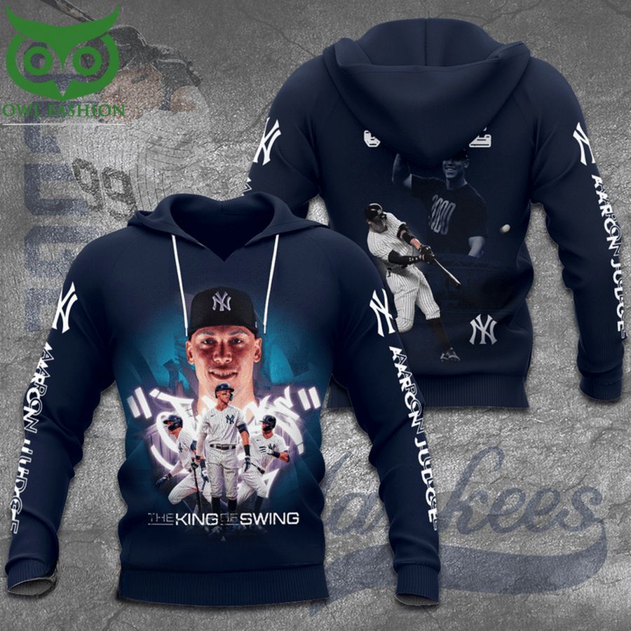 New York Yankees MLB Aaron Judge The King of Swing 3D Shirt