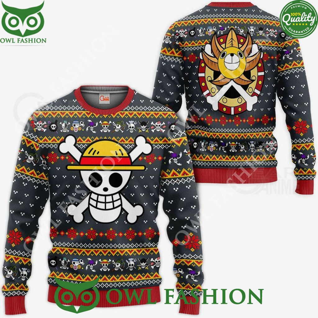 Ugly Christmas Sweater Straw Hat Priate Xmas Gift Jumper