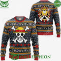 Ugly Christmas Sweater Straw Hat Priate Xmas Gift Jumper