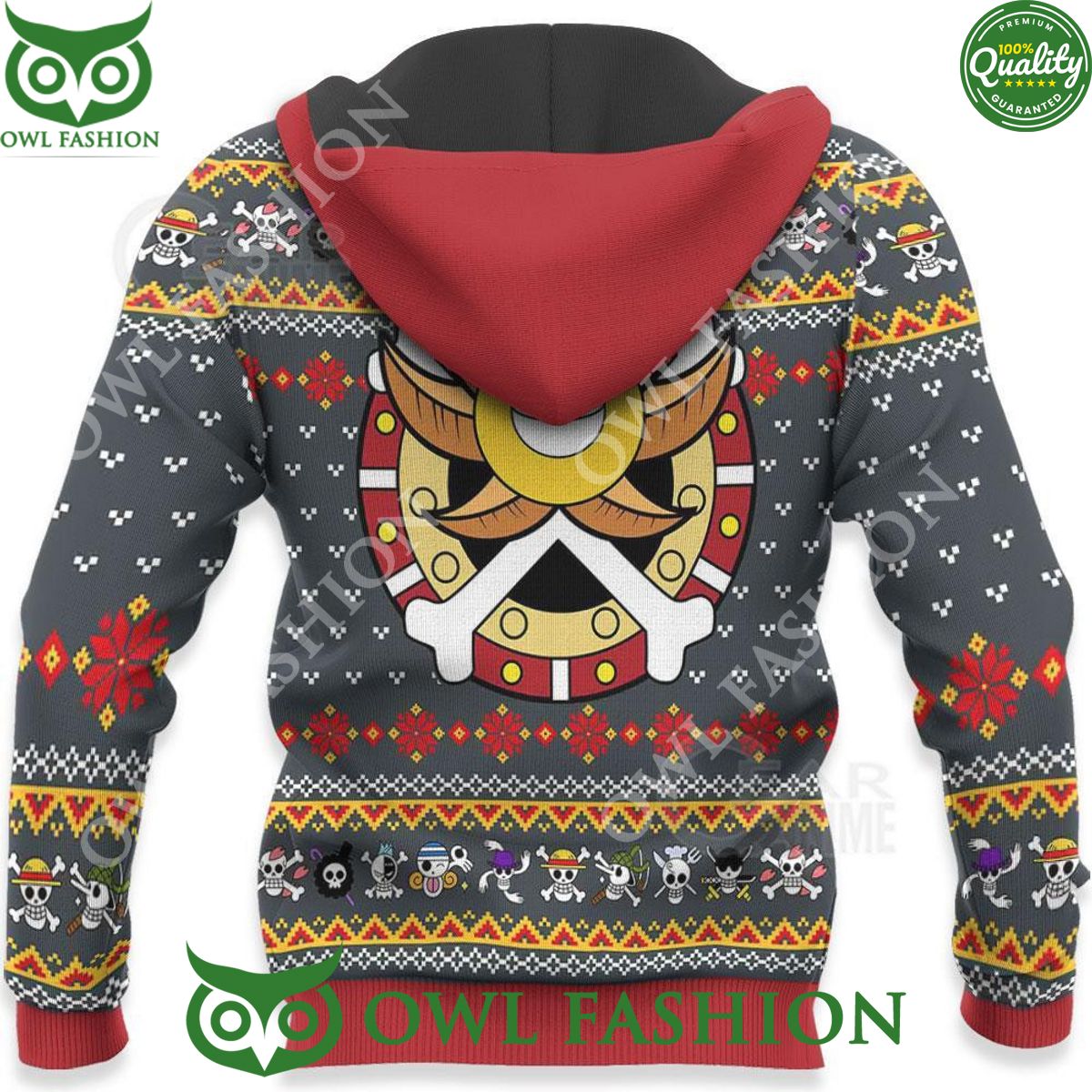 Ugly Christmas Sweater Straw Hat Priate Xmas Gift Jumper