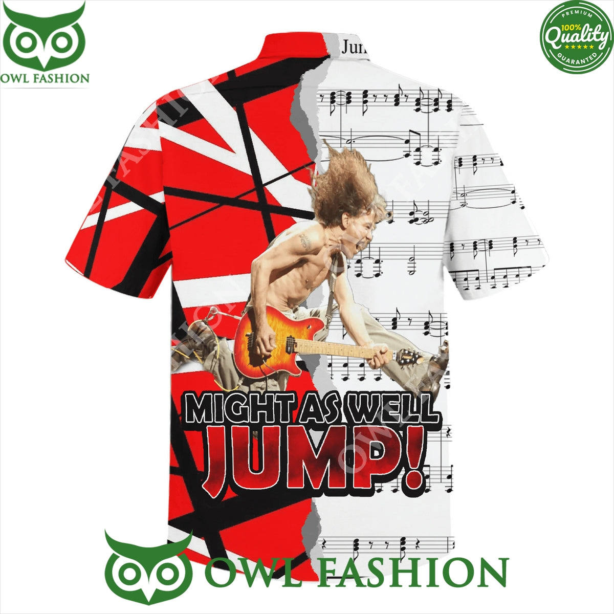 Van Halen might as well jump song hawaiian shirt