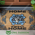 UNC Carolina Tar Heels Home Sweet Home Doormat