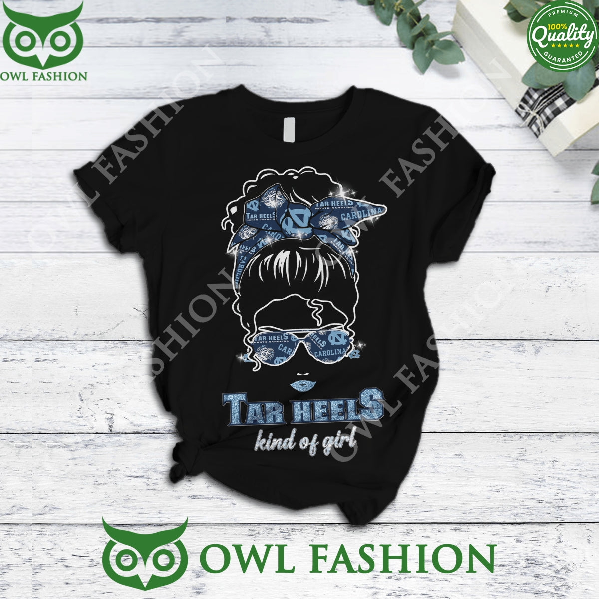 UNC Tar Heels Kind of Girl Carolina Girl Black Pajamas