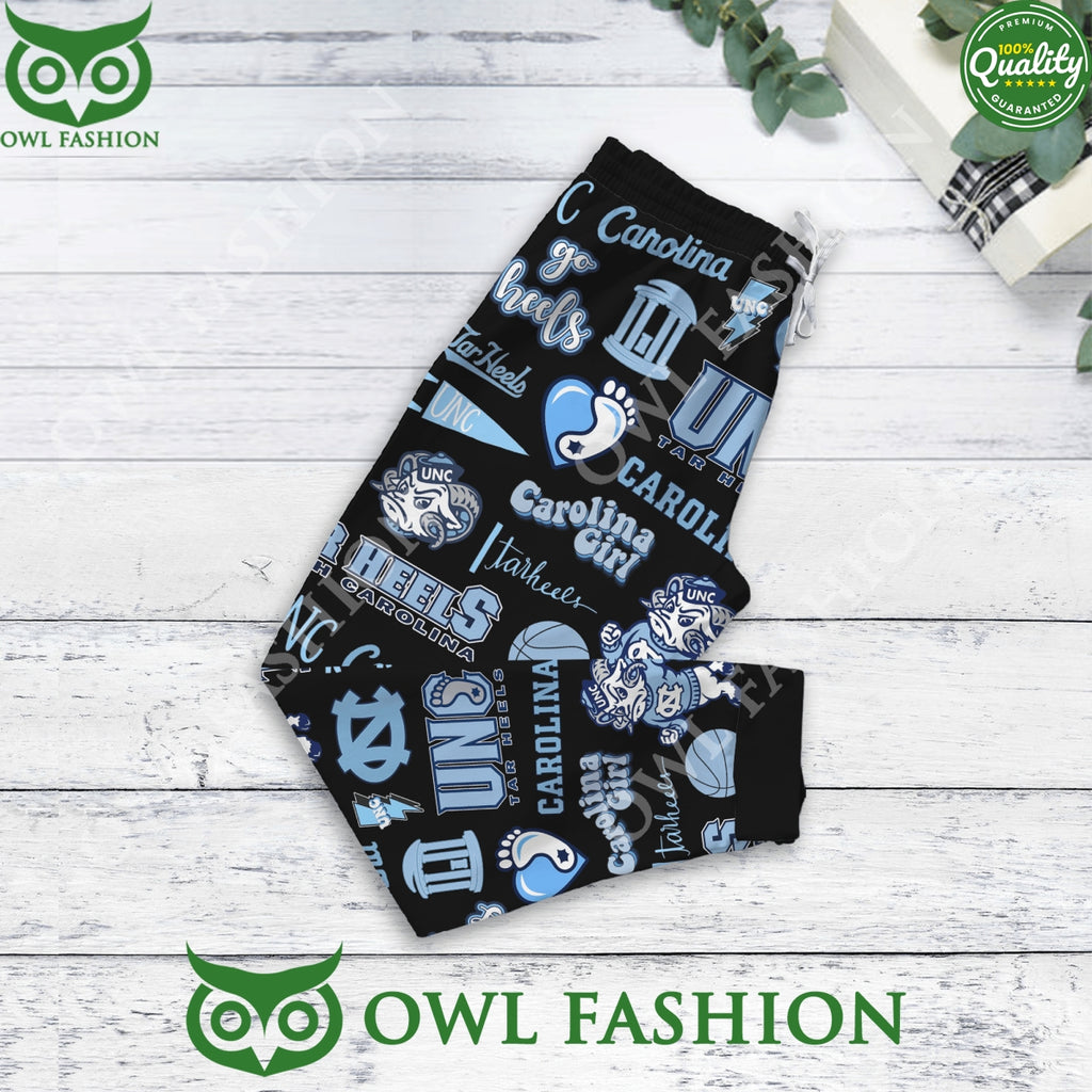 UNC Tar Heels Kind of Girl Carolina Girl Black Pajamas