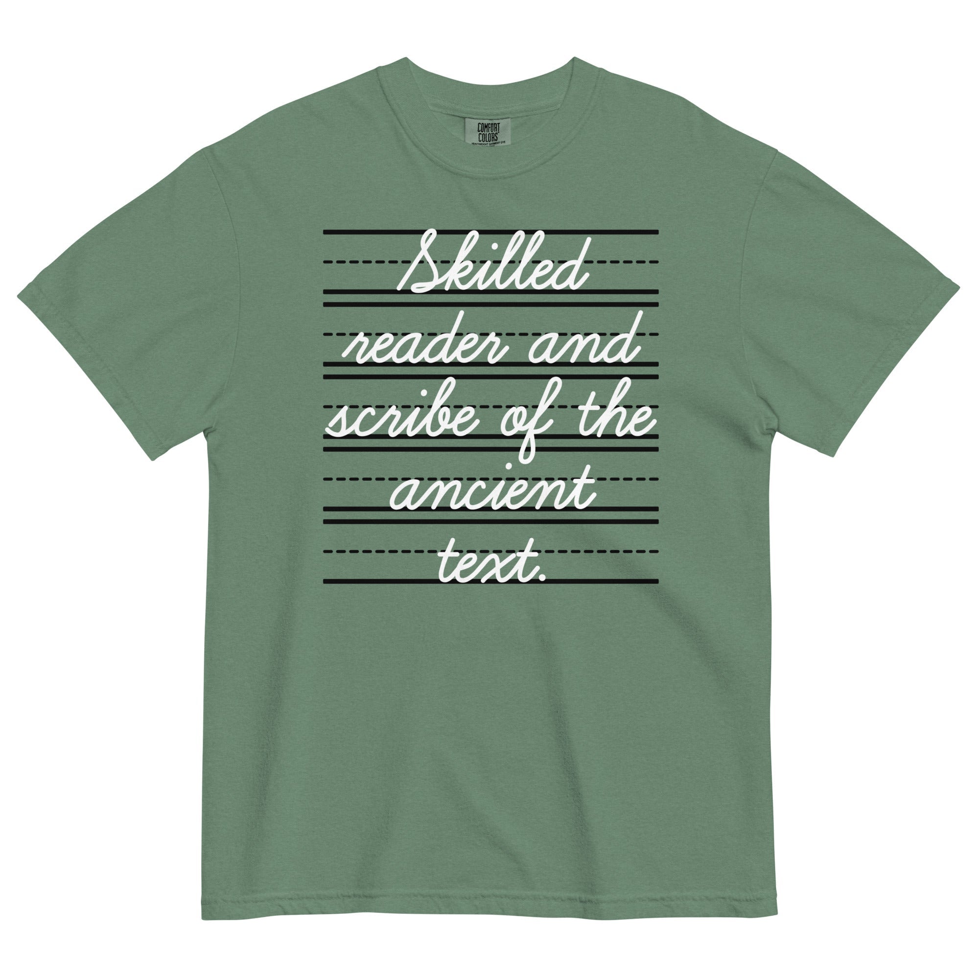 Skilled Reader And Scribe Of The Ancient Text Men's Relaxed Fit Tee