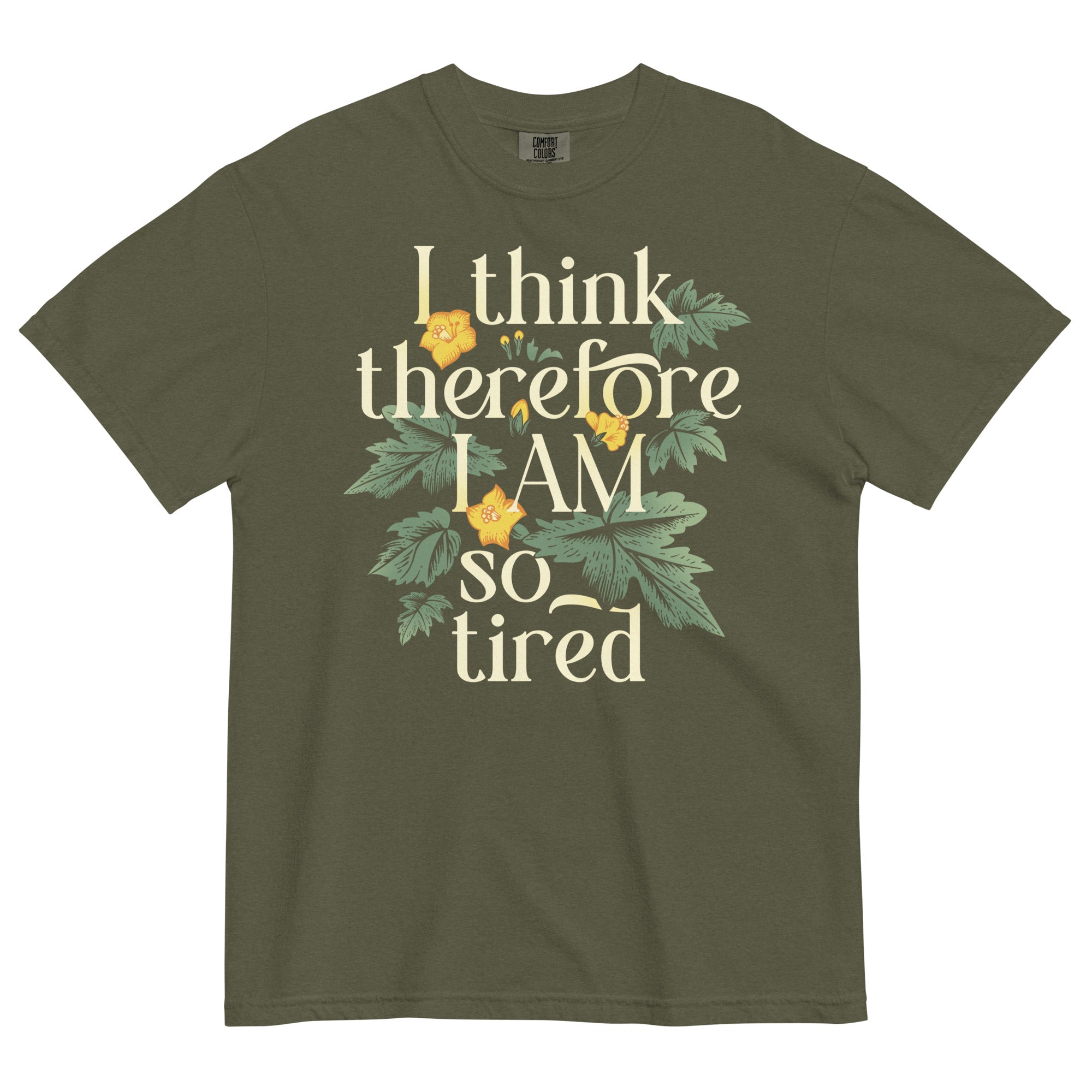 I Think Therefore I Am So Tired Men's Relaxed Fit Tee