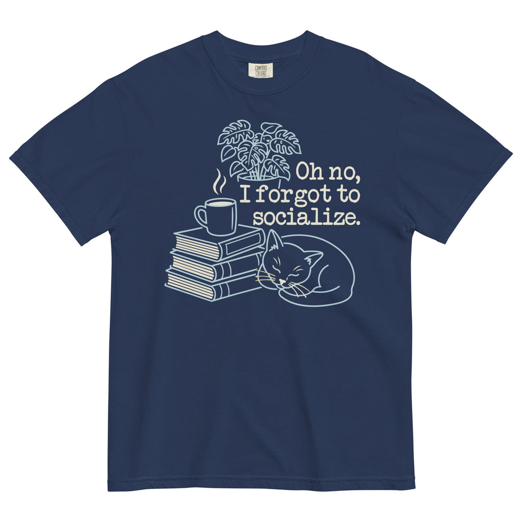 Oh No, I Forgot To Socialize Men's Relaxed Fit Tee