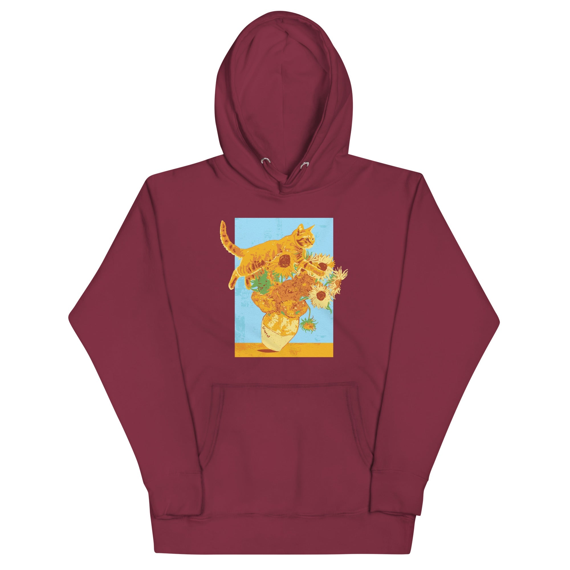 Van Gogh's Cat Unisex Hoodie