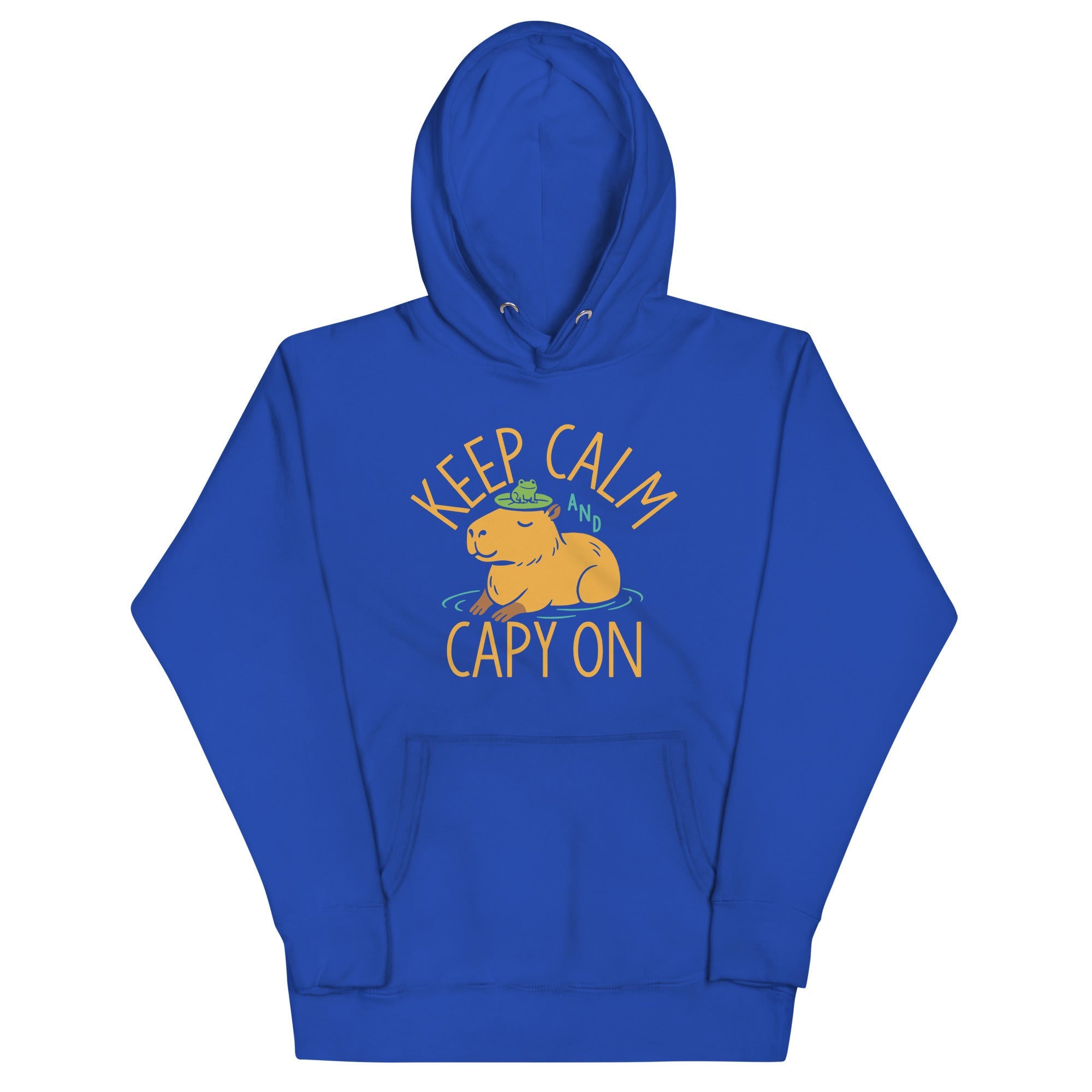 Keep Calm And Capy On Unisex Hoodie