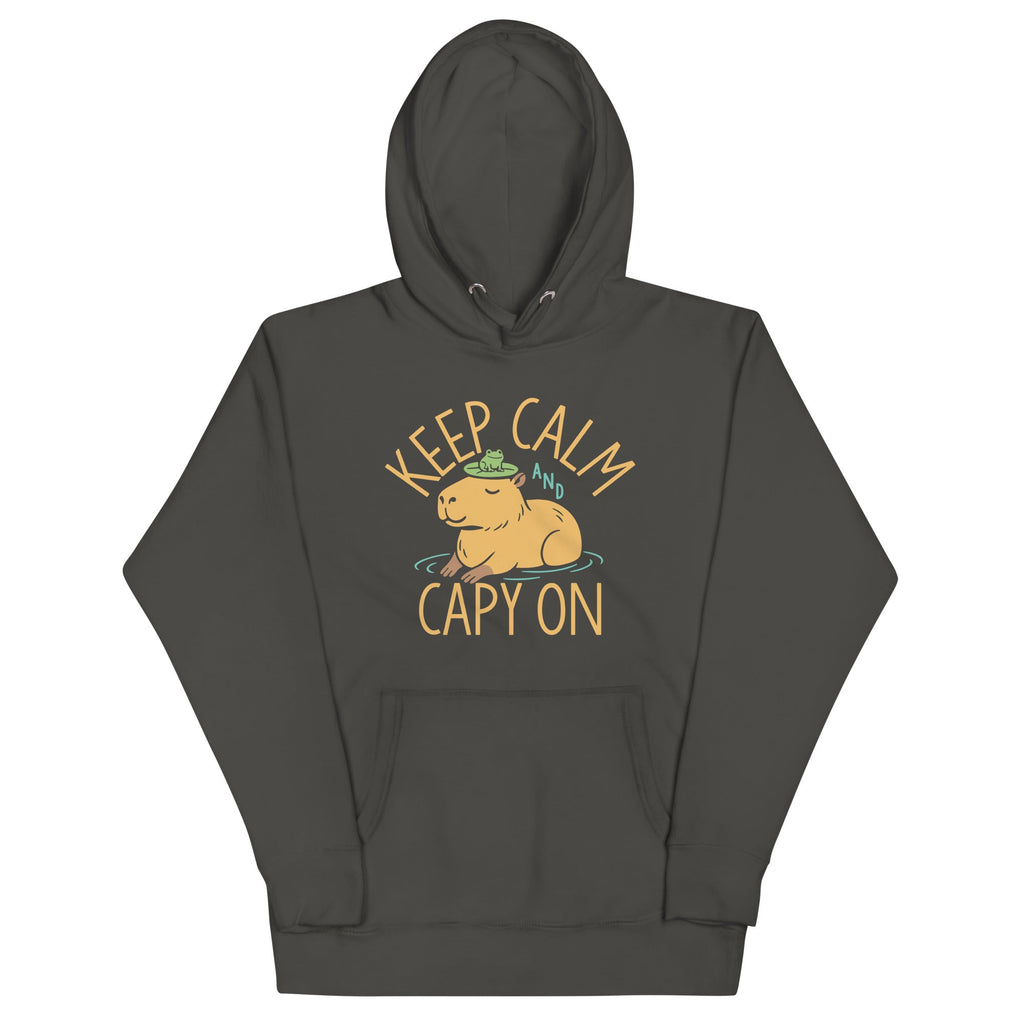 Keep Calm And Capy On Unisex Hoodie
