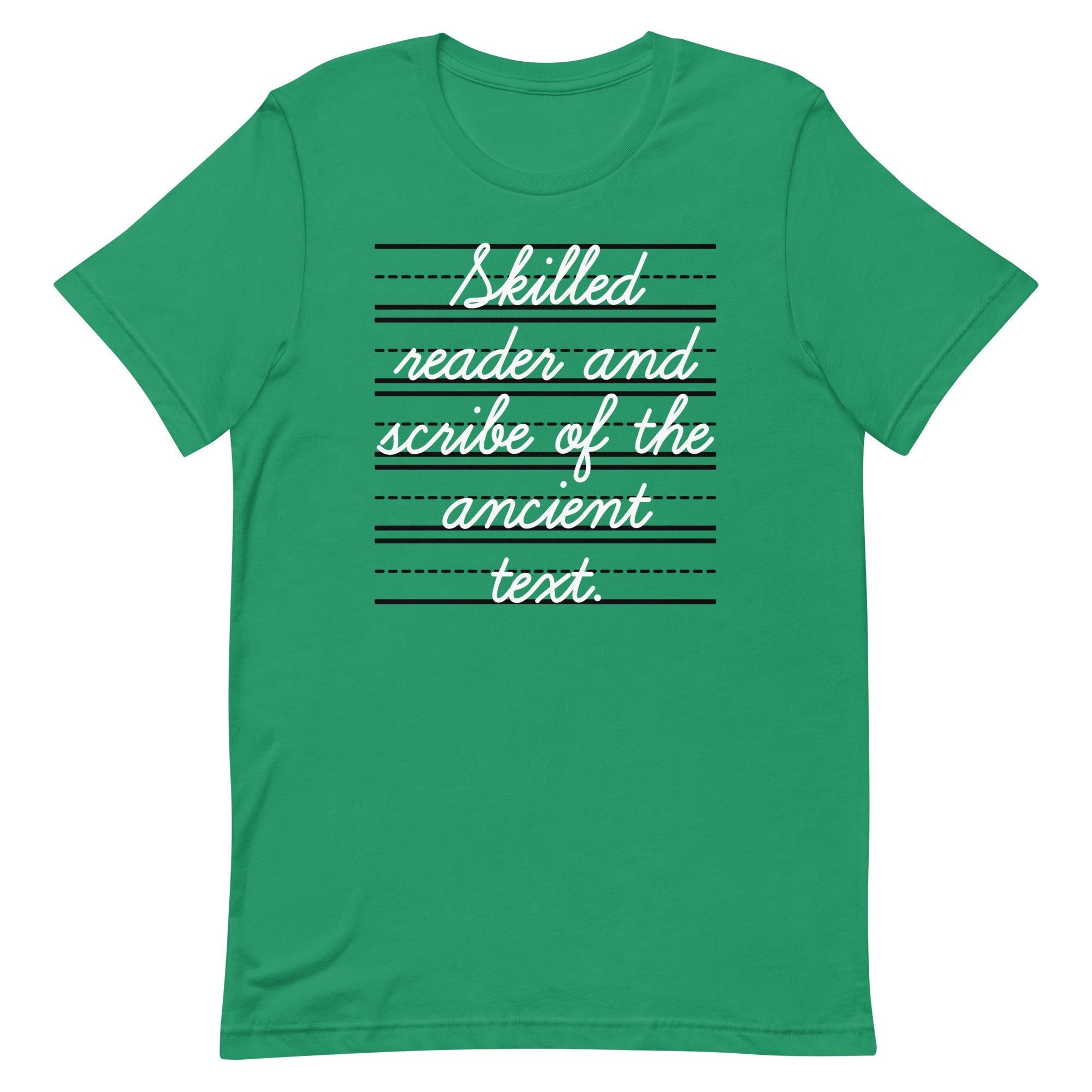 Skilled Reader And Scribe Of The Ancient Text Men's Signature Tee