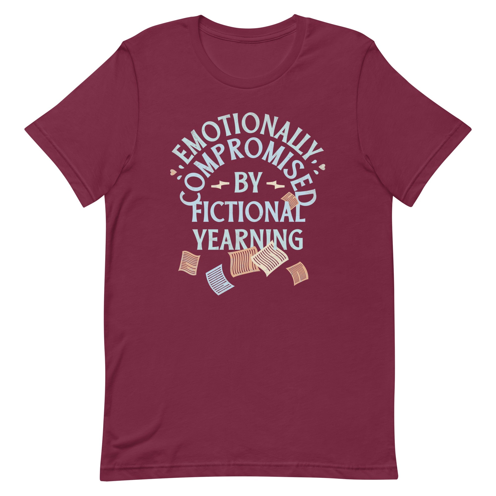 Emotionally Compromised By Fictional Yearning Men's Signature Tee