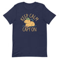 Keep Calm And Capy On Men's Signature Tee
