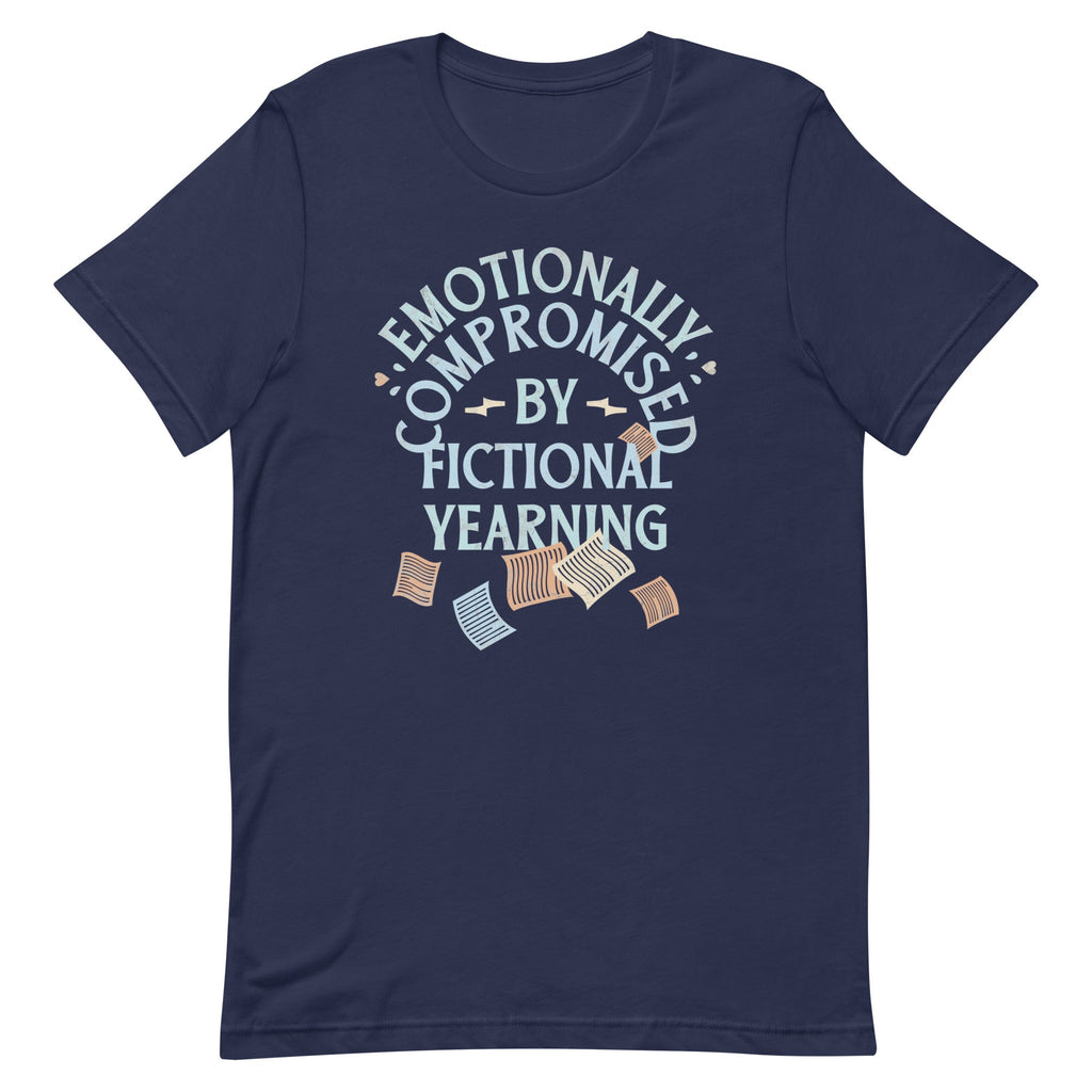 Emotionally Compromised By Fictional Yearning Men's Signature Tee