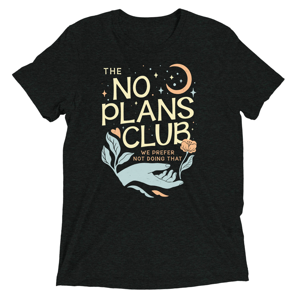 No Plans Club Men's Tri-Blend Tee