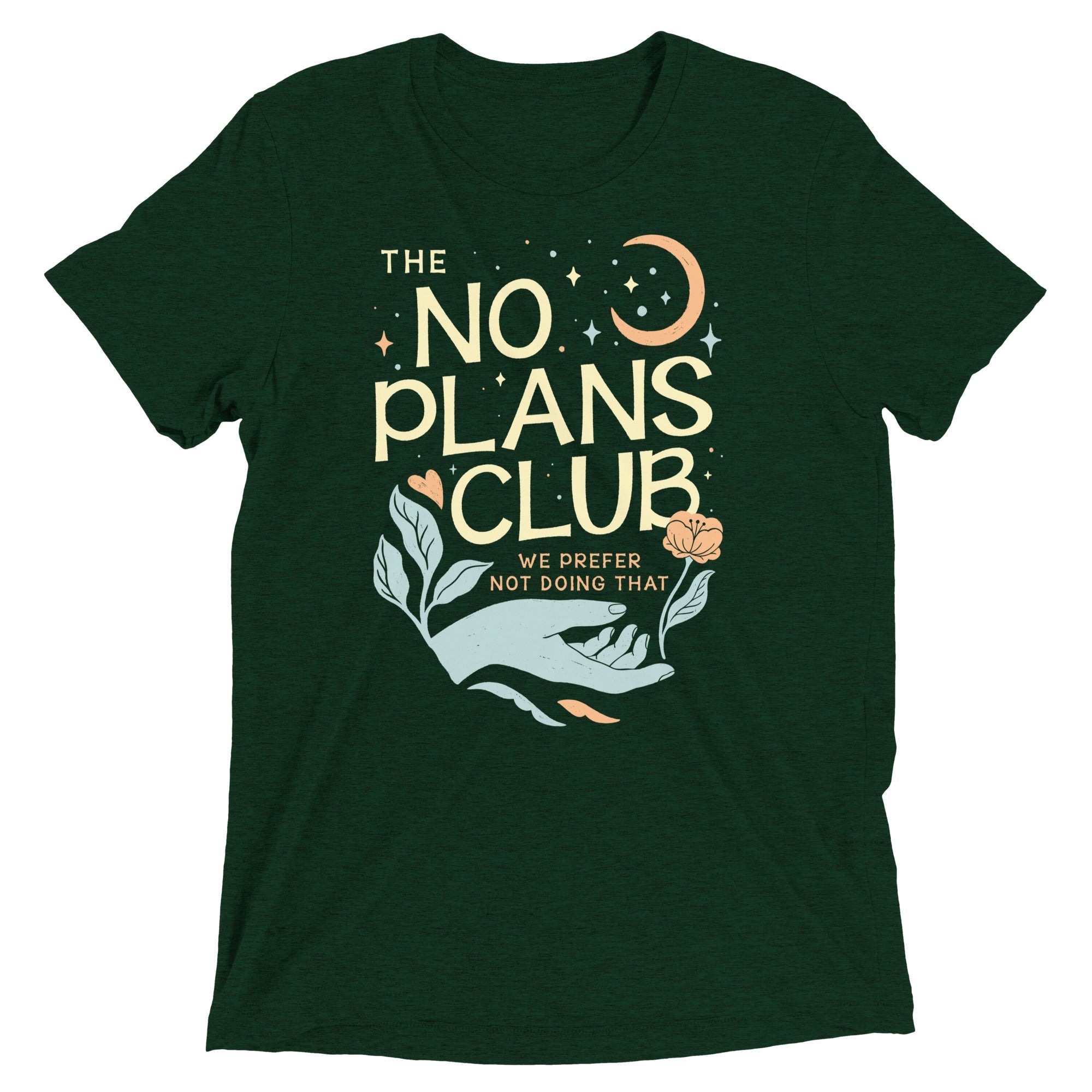 No Plans Club Men's Tri-Blend Tee