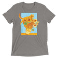 Van Gogh's Cat Men's Tri-Blend Tee