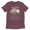 Life Hack Play Dead Men's Tri-Blend Tee