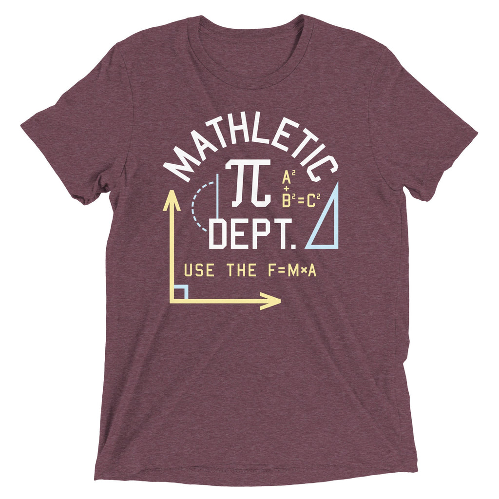 Mathletic Dept Men's Tri-Blend Tee