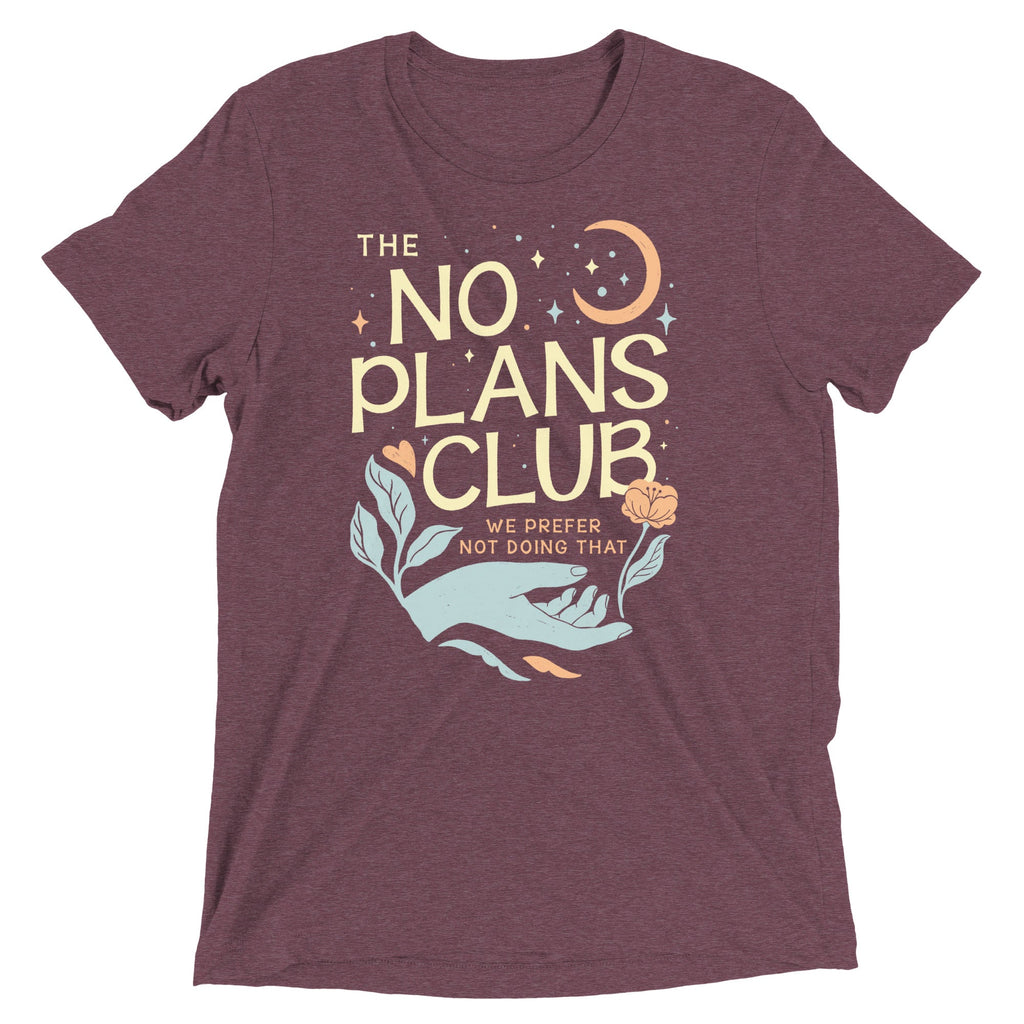 No Plans Club Men's Tri-Blend Tee