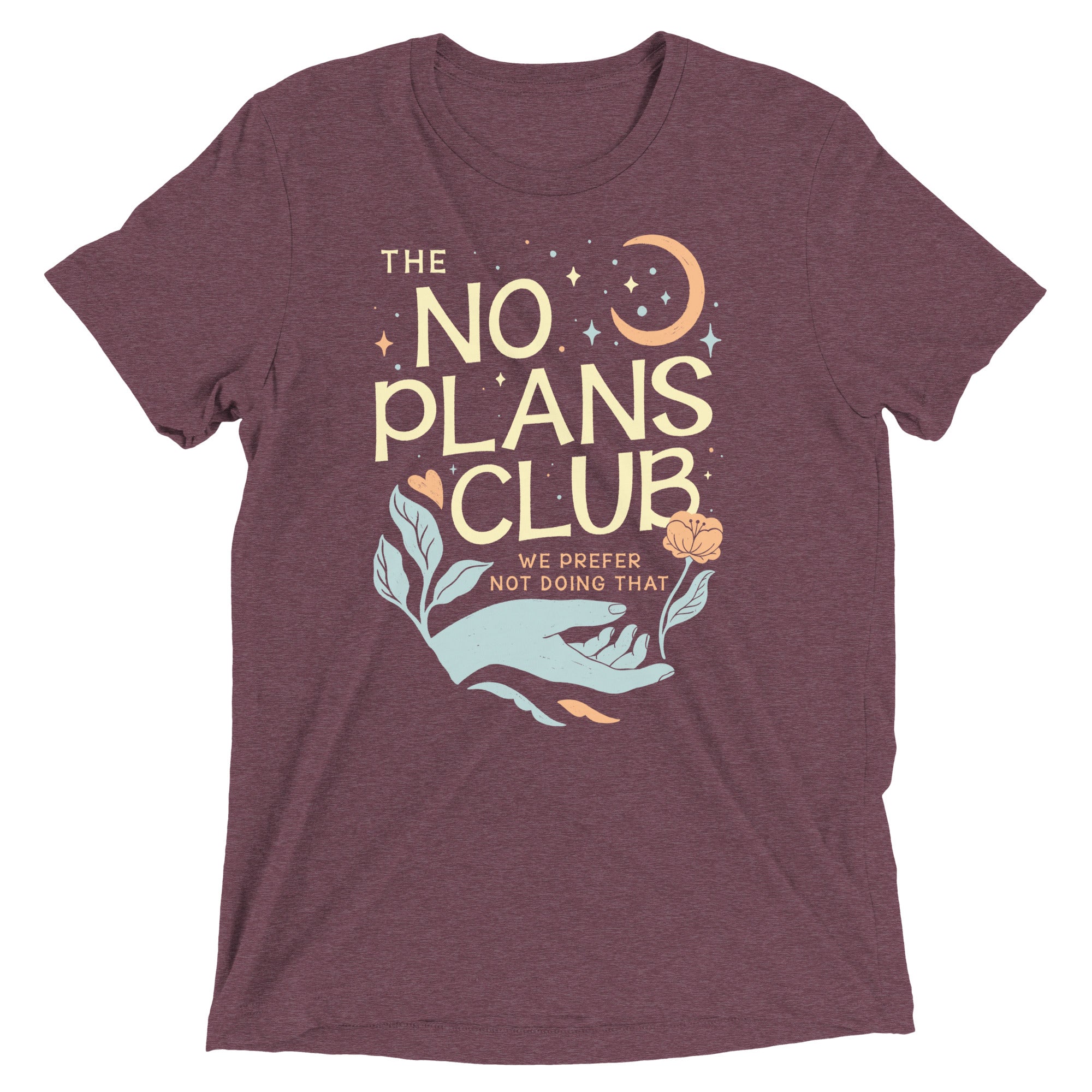 No Plans Club Men's Tri-Blend Tee