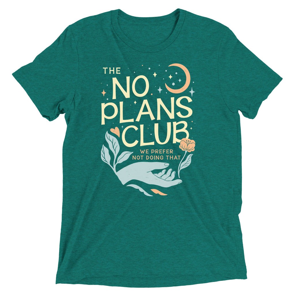 No Plans Club Men's Tri-Blend Tee