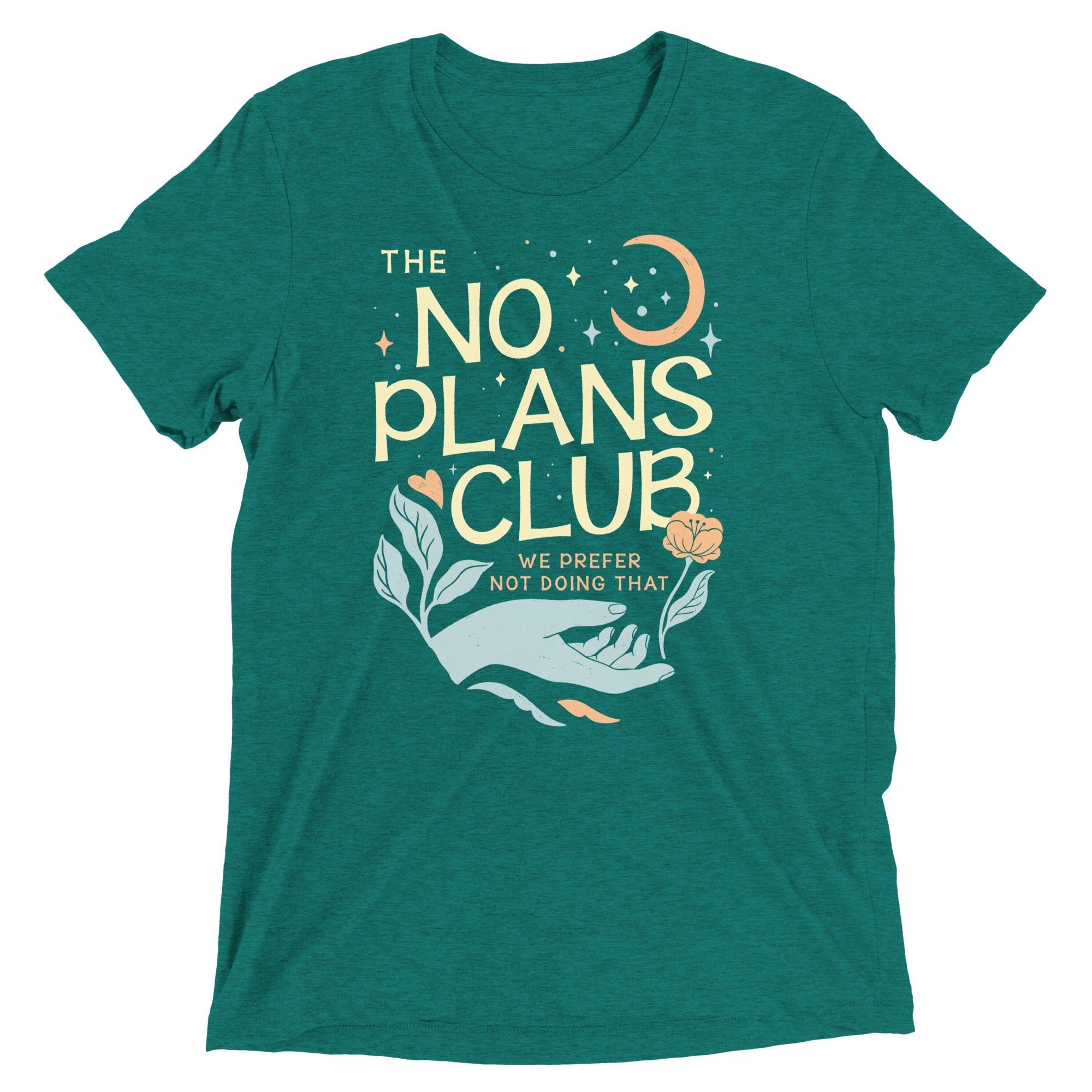 No Plans Club Men's Tri-Blend Tee