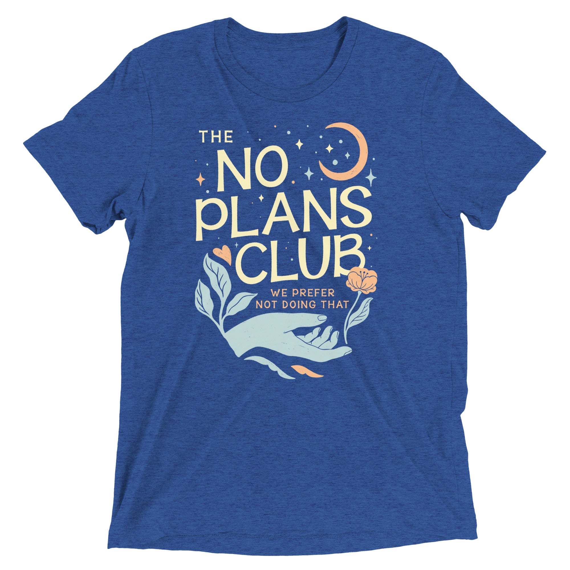 No Plans Club Men's Tri-Blend Tee
