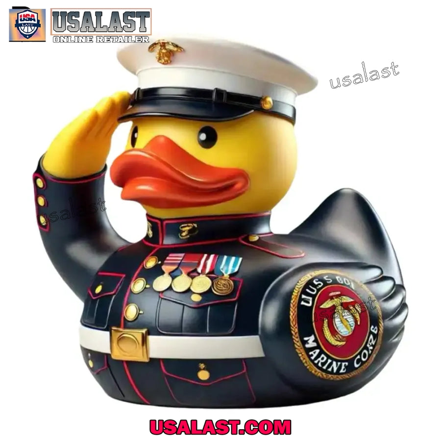 United States 250th Anniversary Rubber Duck Military Ornament