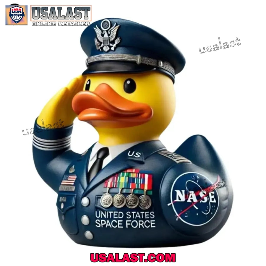 United States 250th Anniversary Rubber Duck Military Ornament