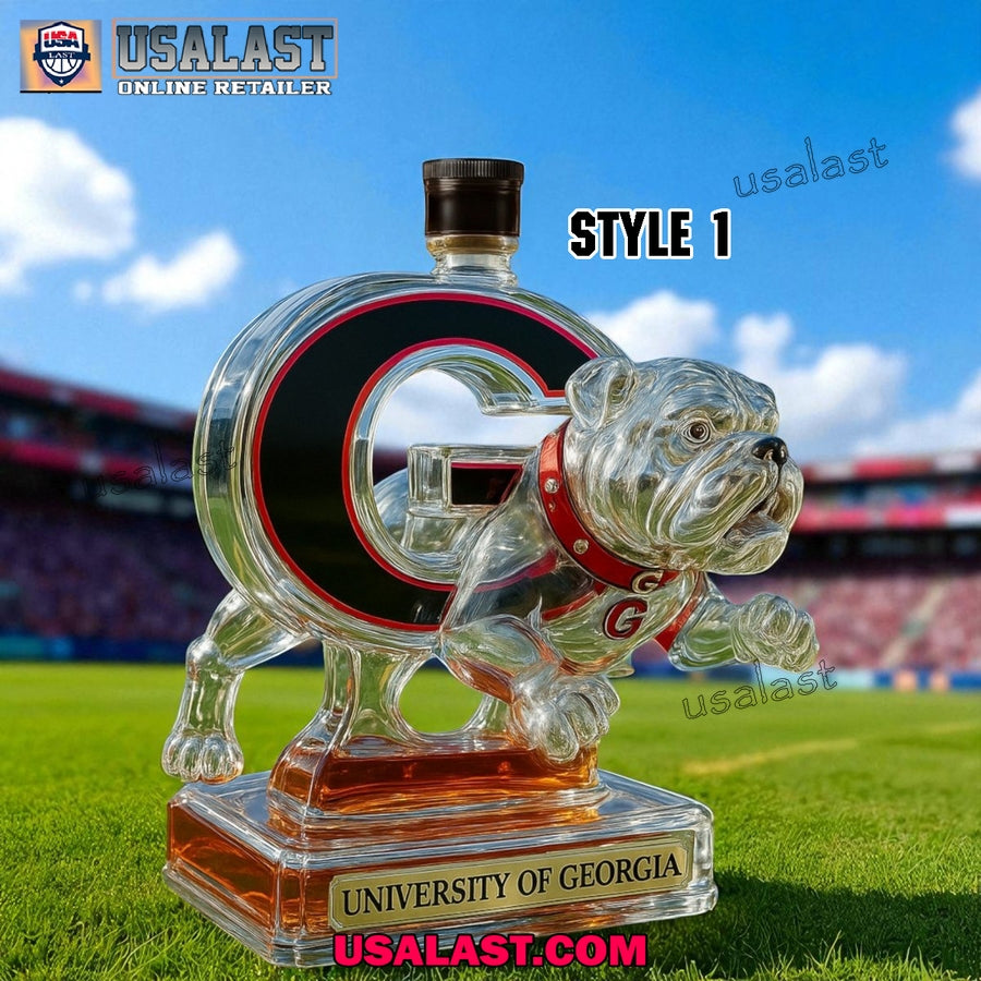 University Of Georgia Whiskey Decanter
