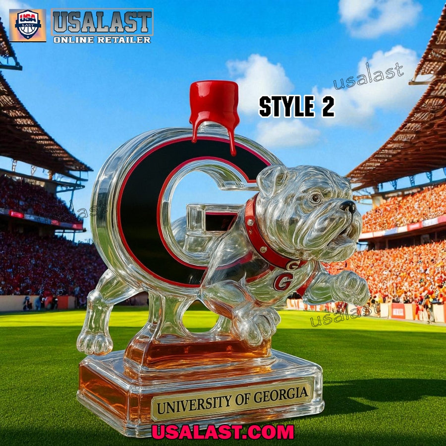 University Of Georgia Whiskey Decanter