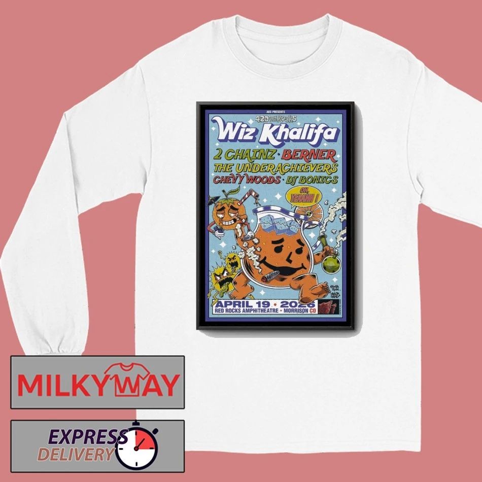 Wiz Khalifa Fall Tour 2026 Morrison CO Poster shirt