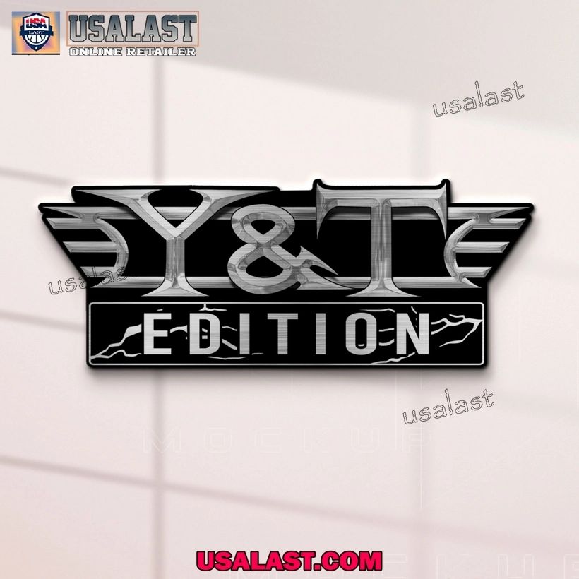 Y&T Rock Band Edition 3D Engraved Car Emblem Sticker