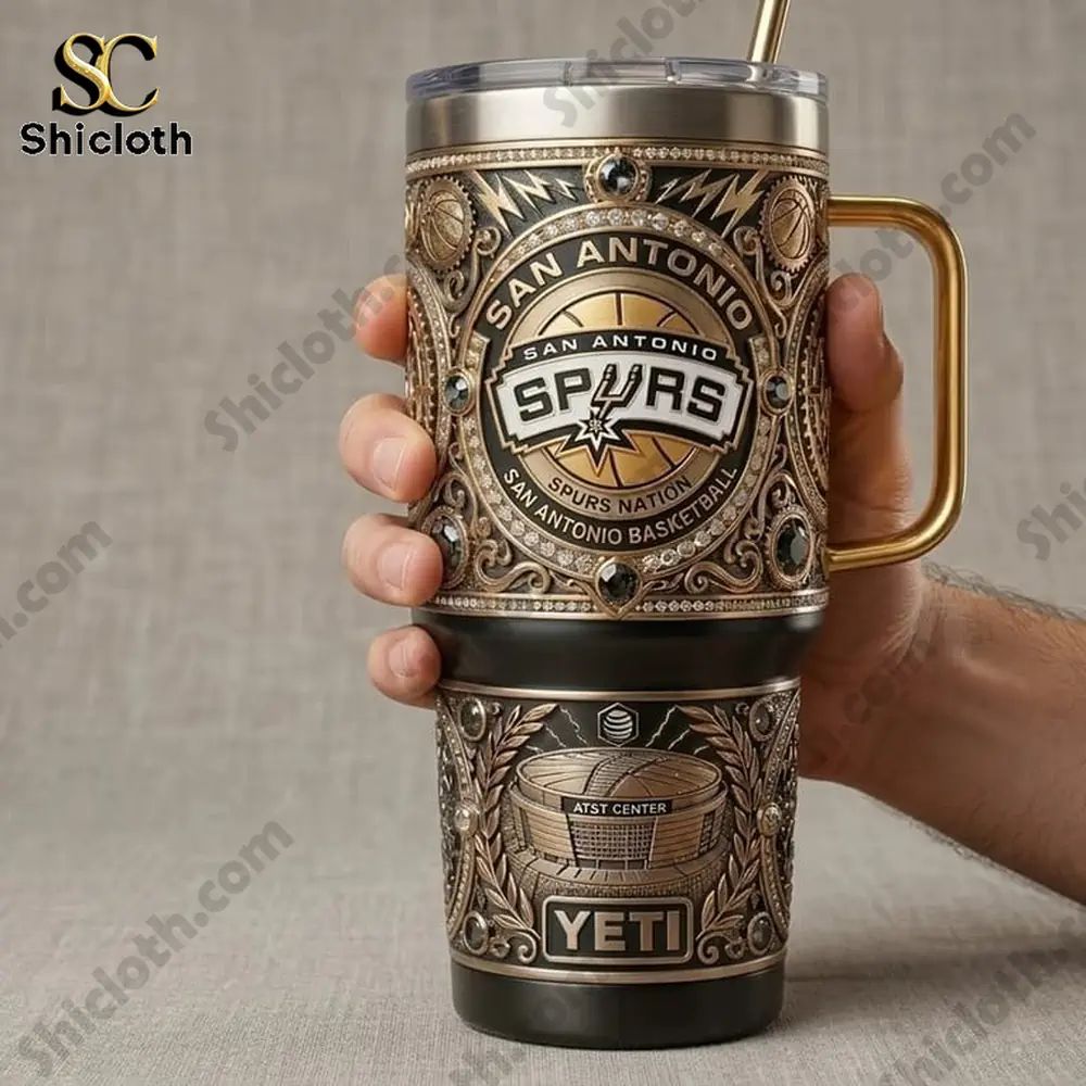 San Antonio Spurs Basketball Tumbler