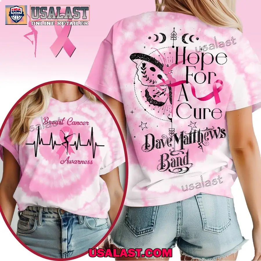 Dave Matthews Band Breast Cancer Awareness 3D Shirt