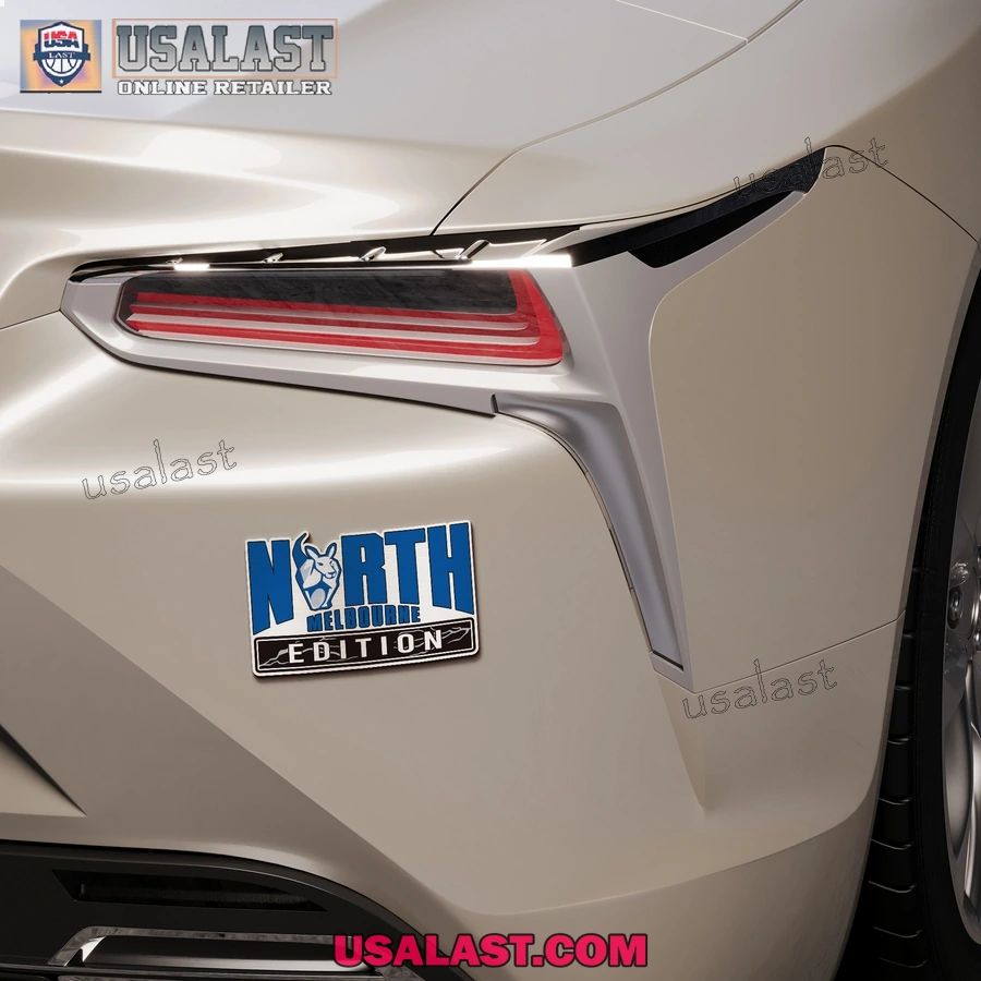 North Melbourne FC Edition Custom 3D Car Badge Sticker