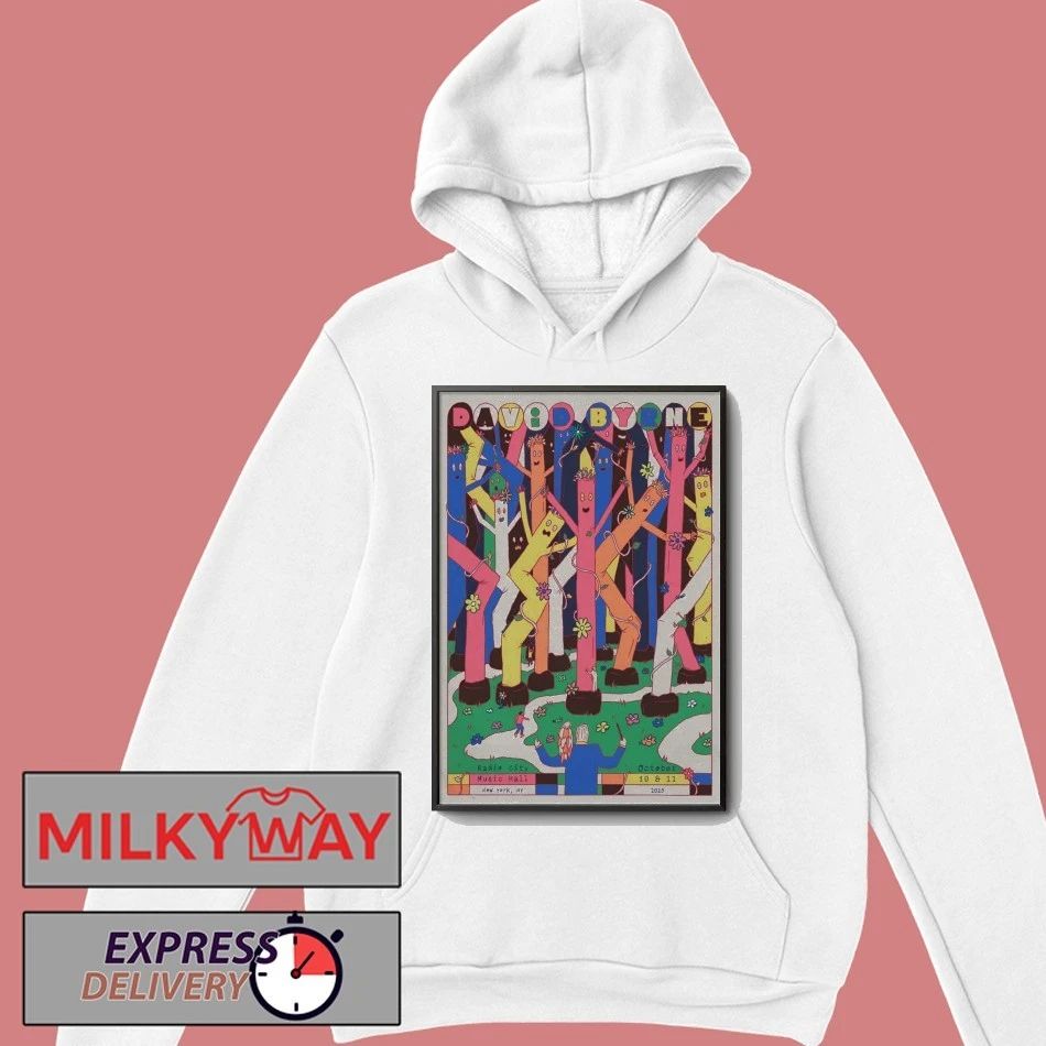 David Byrne Oct 10-11 2025 Radio City Music Hall New York NY Poster shirt