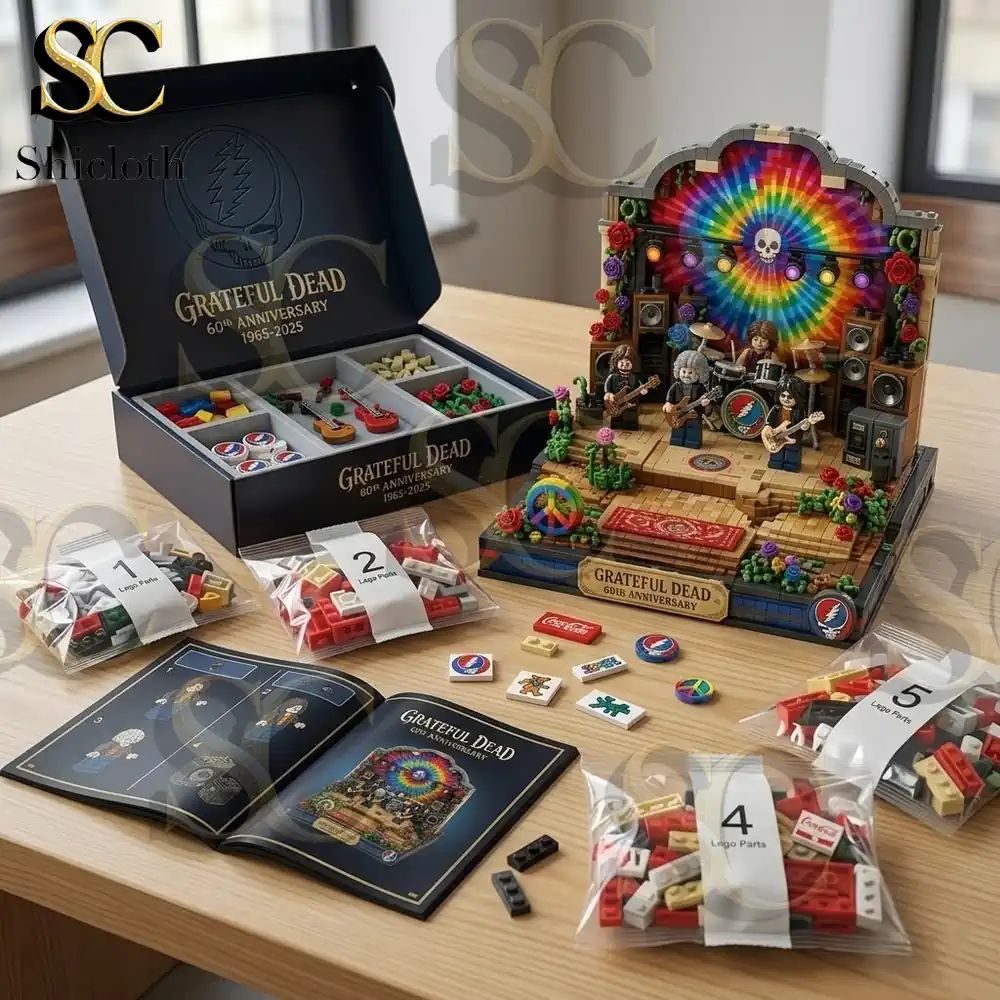 Grateful Dead 60th Anniversary Collection Building Blocks Set